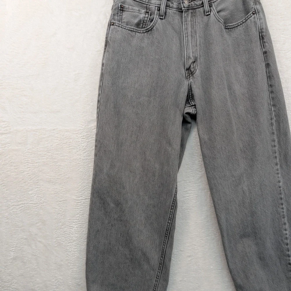 Levi Strauss 578 Jeans Mens 34x28 Gray Loose Fit Wide Leg Baggy Skate Streetwear